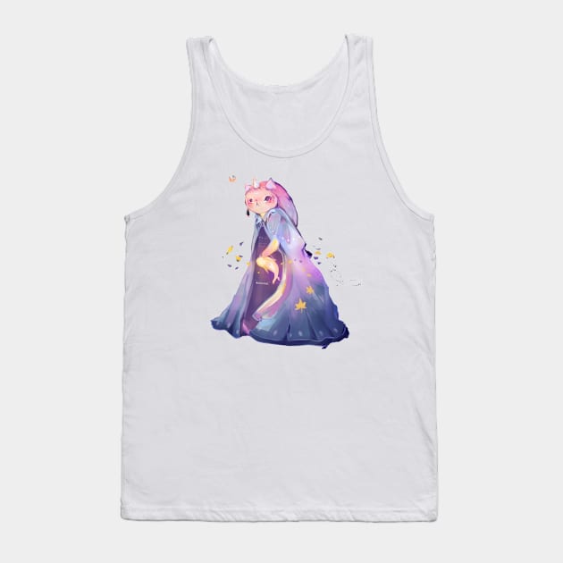 Fantasy Princess Tank Top by Miya Gu Art